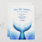 クジラの尾 招待状 (正面/裏面)