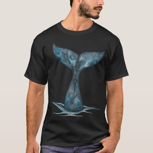 クジラの尾 Tシャツ (正面)