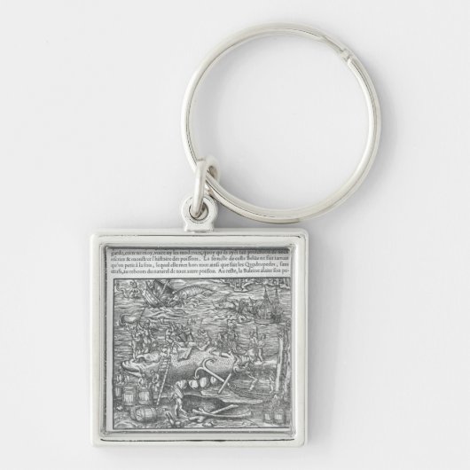 クジラの接合 キーホルダー (正面)