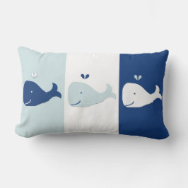 クジラの枕 ランバークッション