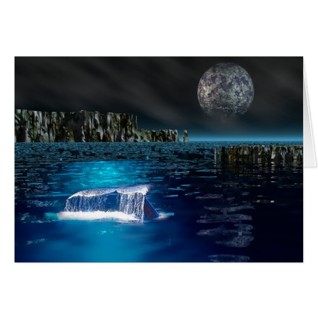 クジラの物語カード (正面横)