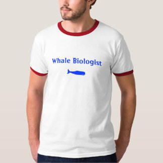 クジラの生物学者 Tシャツ