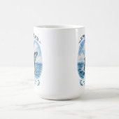 クジラの知恵:流れに身を任せて コーヒーマグカップ (中央)