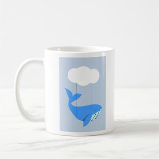 クジラの絵がかわいいマグカップ コーヒーマグカップ