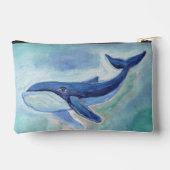 クジラの絵画  アクセサリーポーチ (裏面)