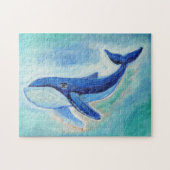 クジラの絵画 ジグソーパズル (横)