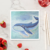 クジラの絵画  スタンダードランチョンナプキン (インサイチュ)