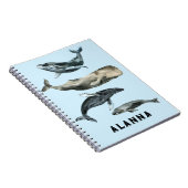 クジラの群れ ノートブック (右側)