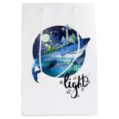 クジラの背中の灯台 ミディアムペーパーバッグ (正面)