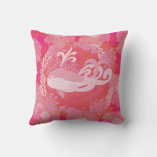 クジラの花 クッション (裏面)