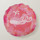 クジラの花 ラウンドクッション (裏面)