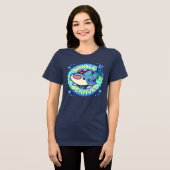 クジラの行動 トライブレンドTシャツ (正面全面)