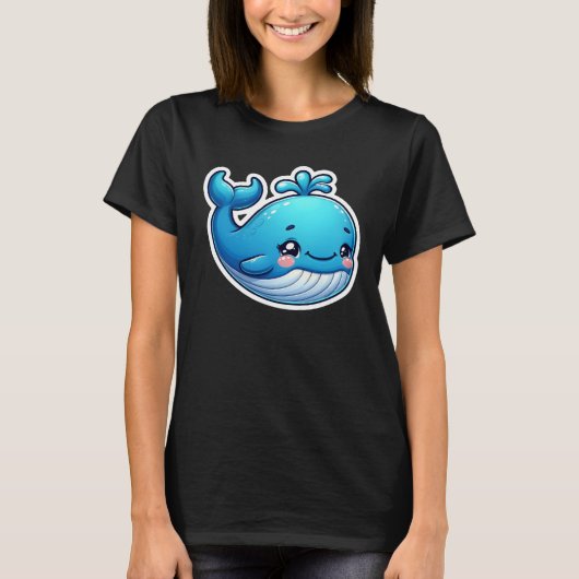 クジラの観賞 Tシャツ (正面)