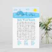 クジラの赤ちゃんシャワー語検索ゲーム (スタンド正面)