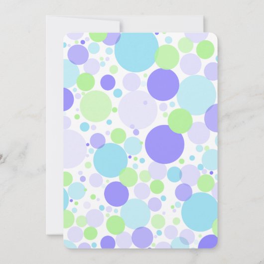 クジラの赤ちゃんシャワー 招待状 (裏面)