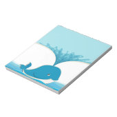クジラの跳ね水 ノートパッド (回転)