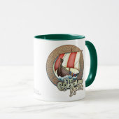 クジラの道のバイキングの船のマグ マグカップ (正面右)