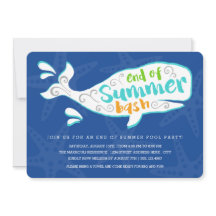 クジラの飛沫|夏の終わりのパーティの招待状