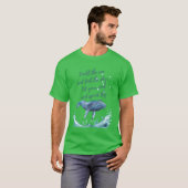 クジラの魂の引用ギフト Tシャツ (正面フル)