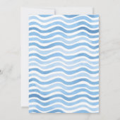 クジラの2歳誕生日パーティー招待状 招待状 (裏面)