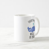 クジラは大丈夫 コーヒーマグカップ (正面右)