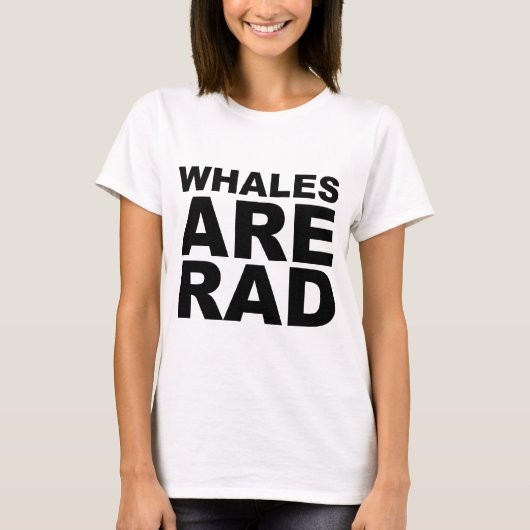 クジラは最高 Shirt Hat Mug マウスパッド Tシャツ (正面)