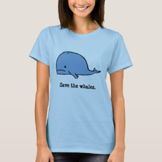 クジラは、クジラを救います Tシャツ