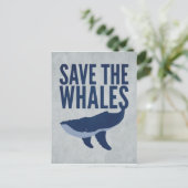 クジラを救うポストカード ポストカード (スタンド正面)