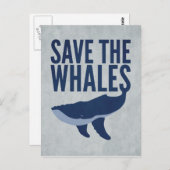 クジラを救うポストカード ポストカード (正面/裏面)