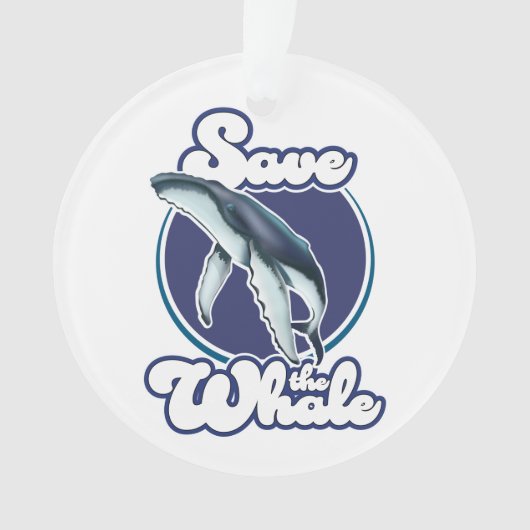 クジラを救え オーナメント (正面)