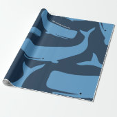 クジラを救って下さい ラッピングペーパー (アンロールド)