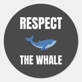 クジラを敬う ラウンドシール