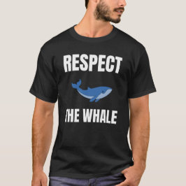 クジラを敬う Tシャツ