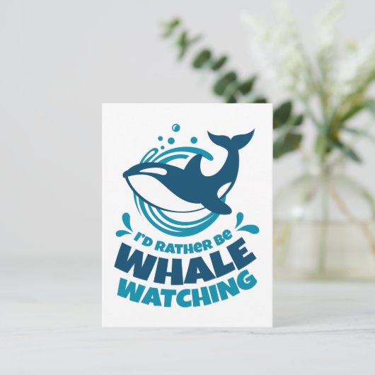 クジラを見張っているほうがいい ポストカード (スタンド正面)