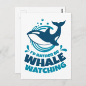 クジラを見張っているほうがいい ポストカード (正面/裏面)