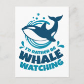 クジラを見張っているほうがいい ポストカード (正面)