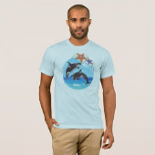 クジラを飛ばす Tシャツ (正面フル)