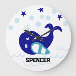 クジラを食べる ラージ壁時計