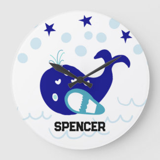 クジラを食べる ラージ壁時計