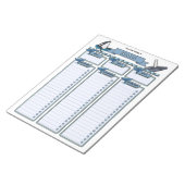 クジラゴールプランナーカスタムメモ帳 ノートパッド (アングル)