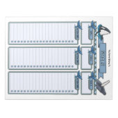 クジラゴールプランナーカスタムメモ帳 ノートパッド (正面)