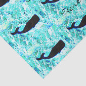 クジラサンダーコーブブルー 薄葉紙 (詳細)