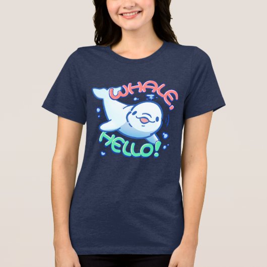 クジラハロー トライブレンドTシャツ (正面)