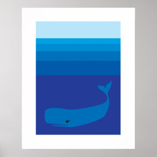 クジラプリント ポスター