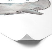 クジラプリント ポスター (角)