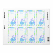 クジラベビーブックラベル ラベル (フルシート)