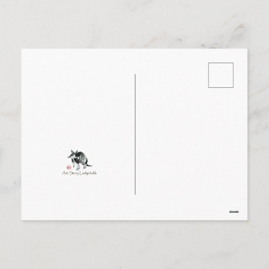 クジラママベビー墨絵画汁 シーズンポストカード (裏面)