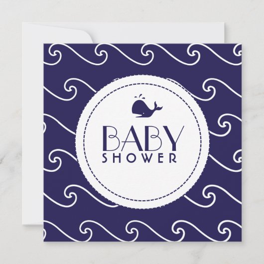 クジラーズタール&ウェービーネービー招待状 招待状 (正面)