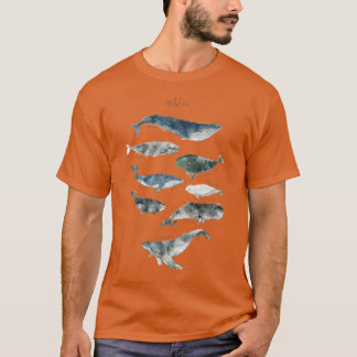 クジラ家族のギフト Tシャツ