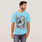 クジラ対ボート対獣 Tシャツ (正面フル)